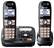 Angle. Panasonic - KX-TG6592T DECT 6.0 Plus Expandable Cordless Phone with Digital Answering System - Black.