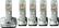Front Standard. Panasonic - KX-TG4025N Cordless Phone - DECT - Champagne Gold.