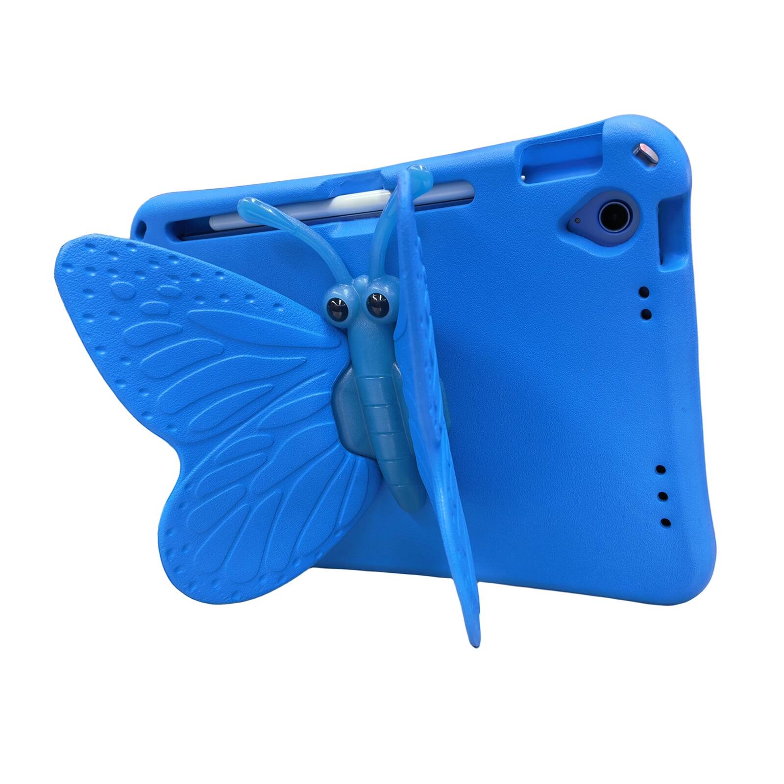 Alt View 1. UUCOVER - Butterfly Case for iPad (A16) 11-inch 2025/iPad 10th Gen 10.9" 2022,Shockproof EVA Kids Case 360° Rotating Stand Cover - Blue.