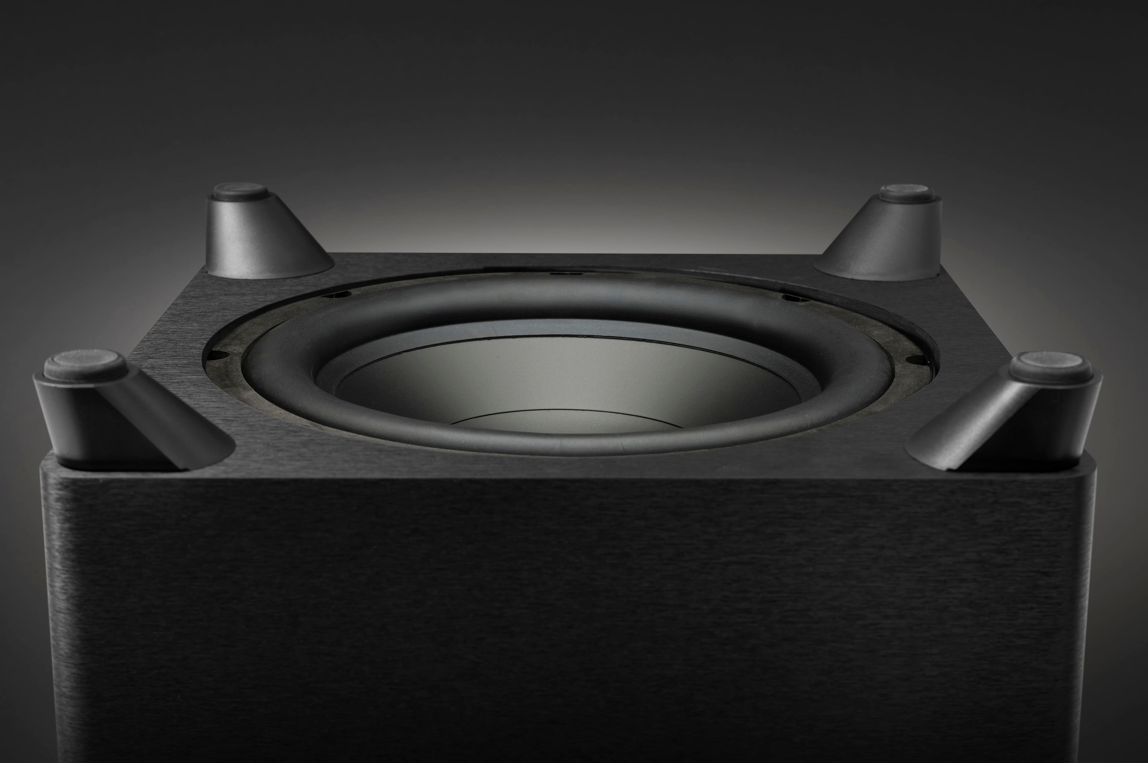 Alt View 19. MartinLogan - Dynamo Foundation 12, 12” Sealed, Powered Subwoofer, with Magnitude MT-700 Amplifier, DSP-Optimized, and Wireless Ready - Brushed Black.