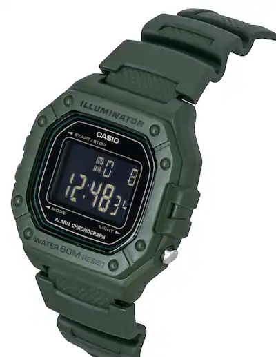 Casio Orologio Digitale Quarzo Uomo con Cinturino in Resina W-218H Casio Orologio Digitale Quarzo Uomo con Cinturino in Resina W-218H