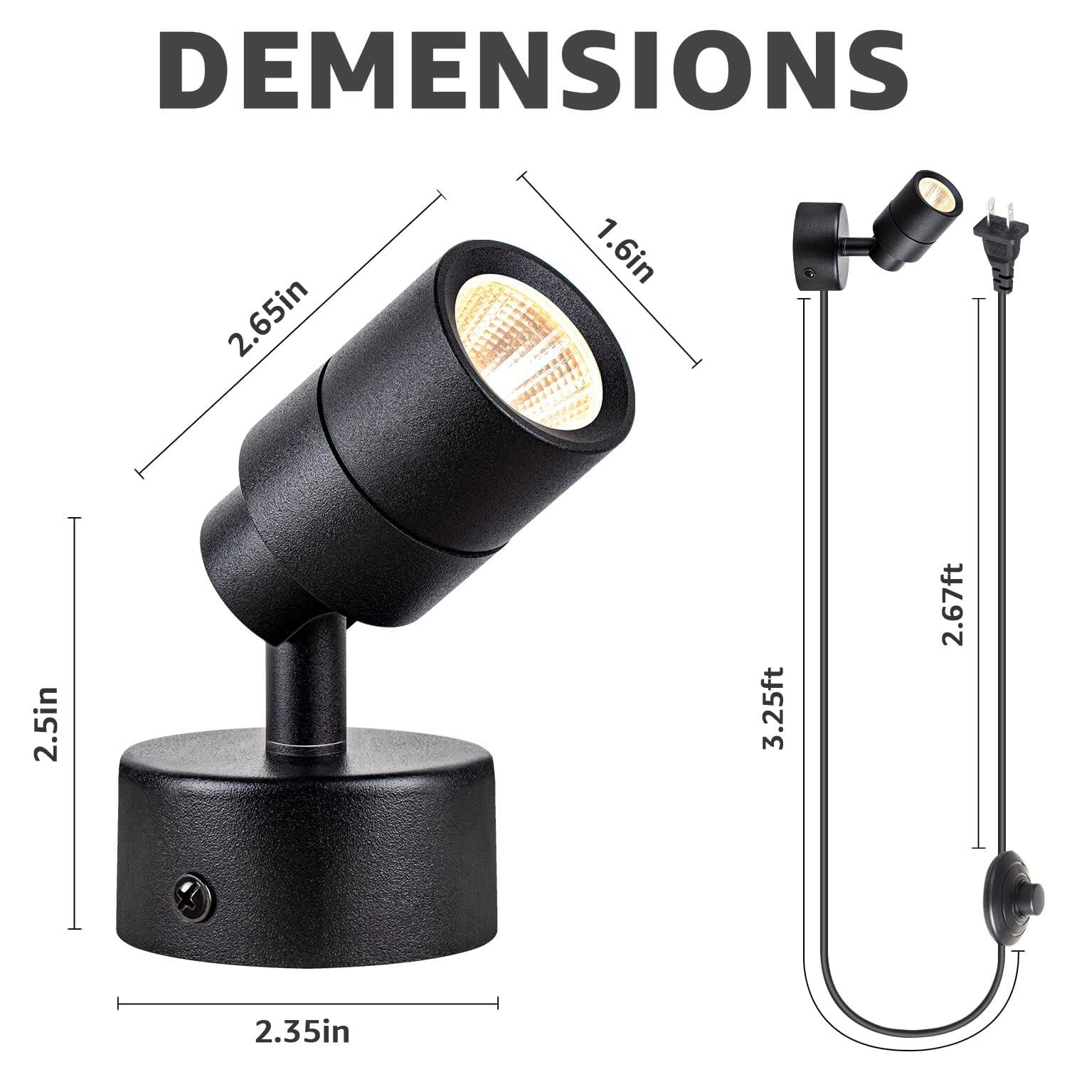 DIMENSIONS  
2.65in  
1.6in  
2.5in  
2.35in  
3.25ft  
2.67ft