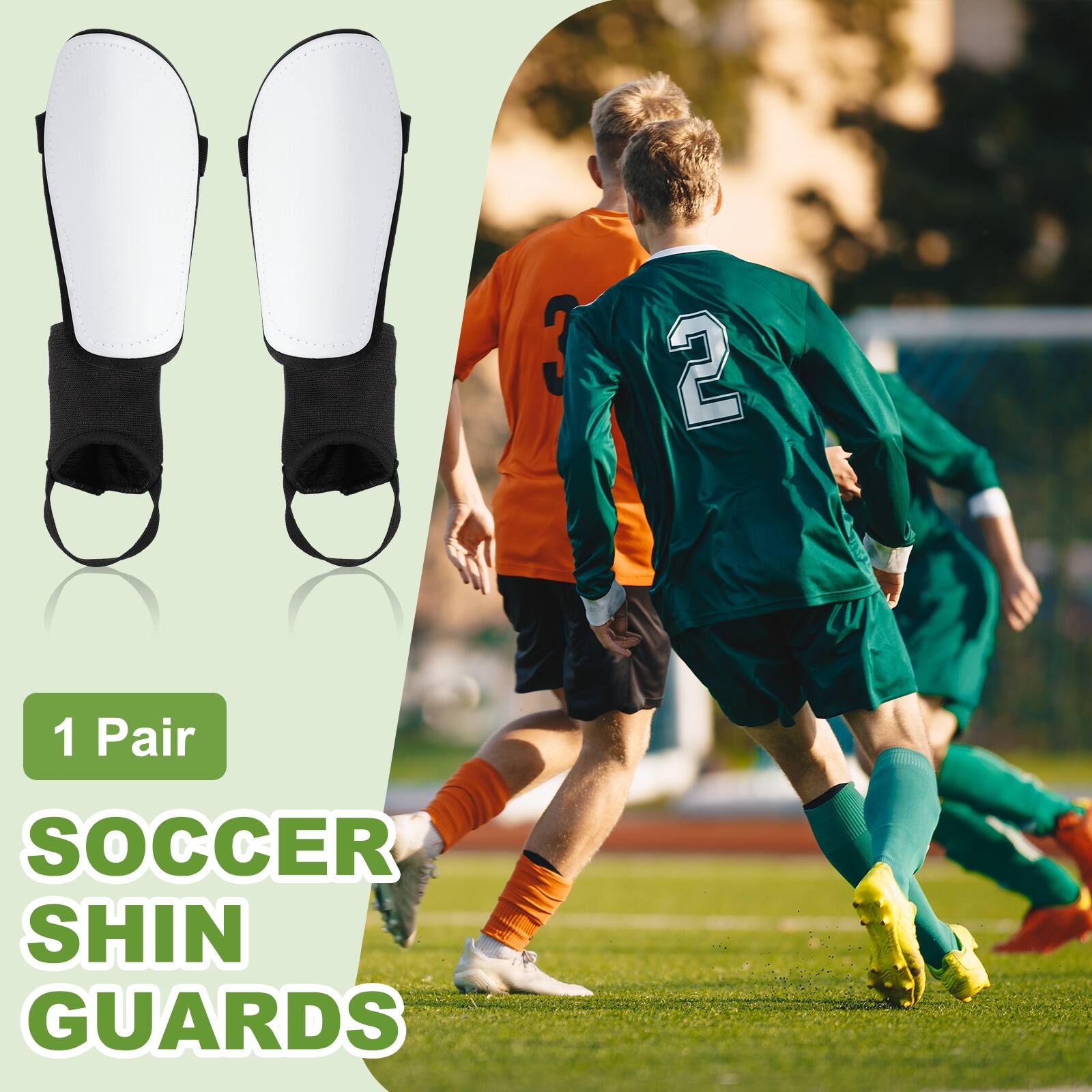 1 Pair SOCCER SHIN GUARDS
