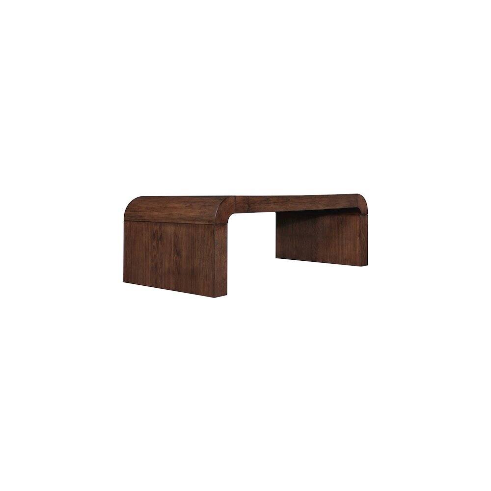 Alt View 2. Meridian Furniture - Toulon Brown Oak Veneer Coffee Table - Brown.