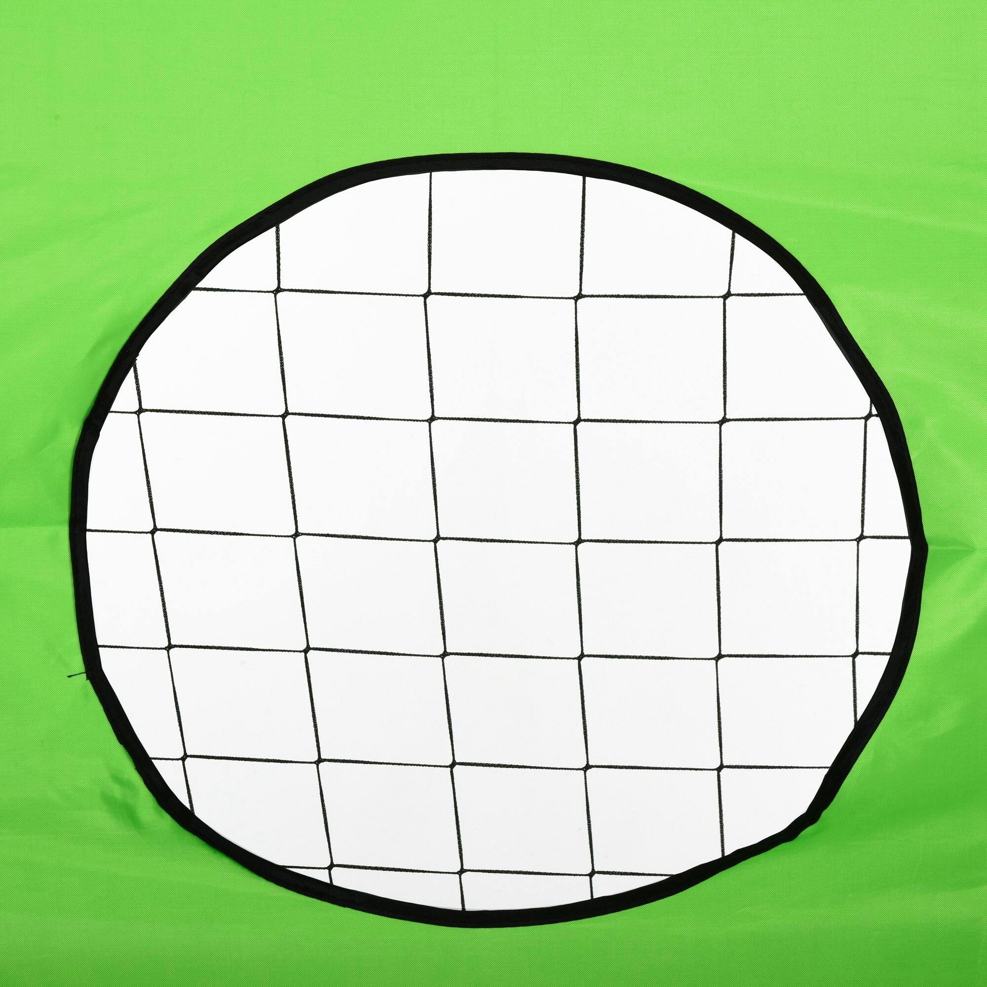 Alt View 8. Soozier - 8 x 3ft Soccer Goal Target Goal 2 in 1 Design Indoor Outdoor Backyard with All Weather Polyester Net Best Gift - Black,Green.