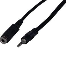 Front. Sanoxy - Sanoxy 50ft 3.5mm Stereo M/F Audio Extension Cable - Black.