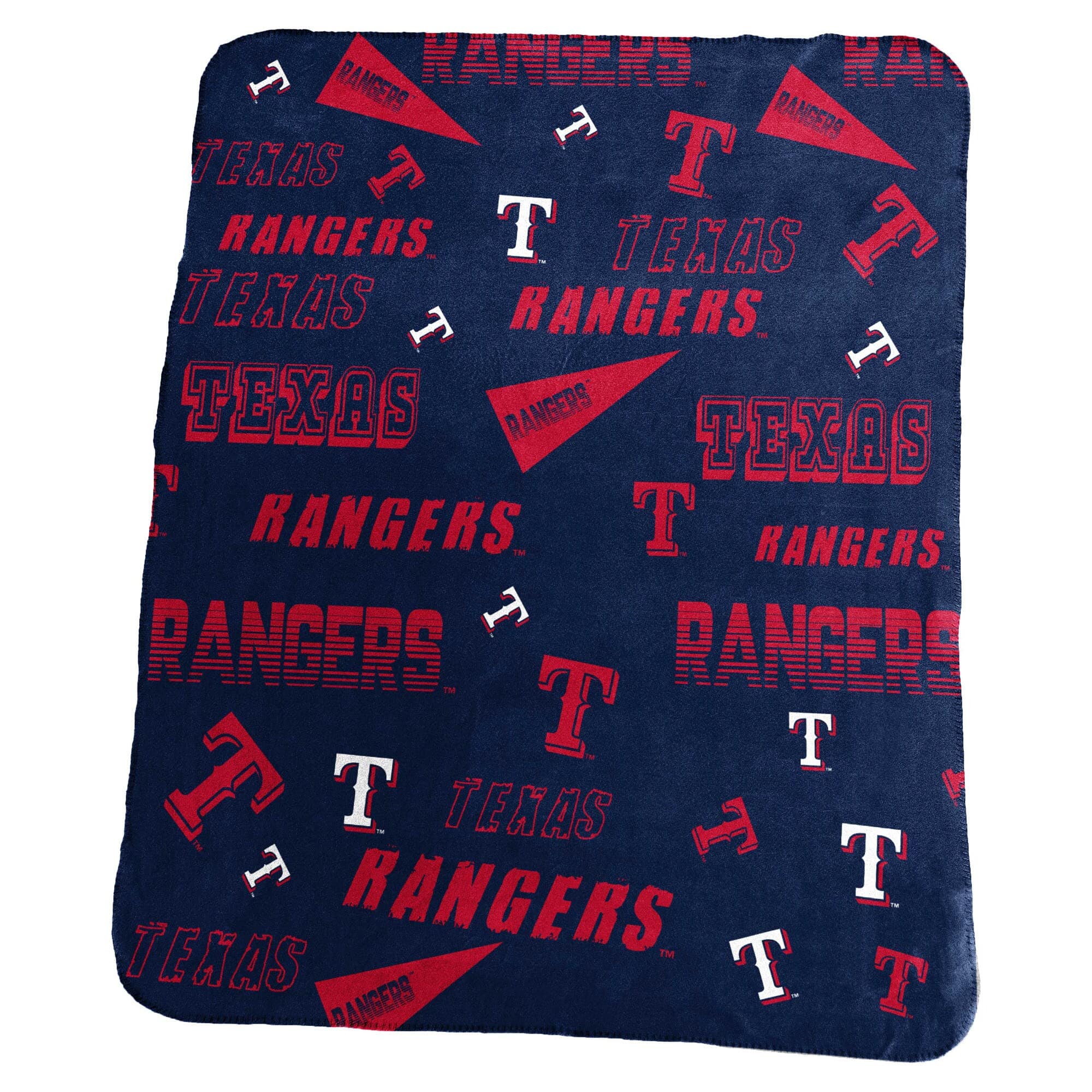 "Logo Brands - Texas Rangers 50"" x 60"" Classic Fleece Blanket - Multicolor" price history on PriceWatchPro