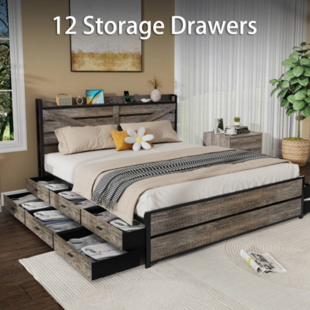 12 Storage Drawers