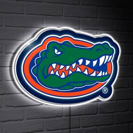 Evergreen Enterprises - Florida Gators LED Team Logo Shaped Lighted Wall Sign - Multicolor