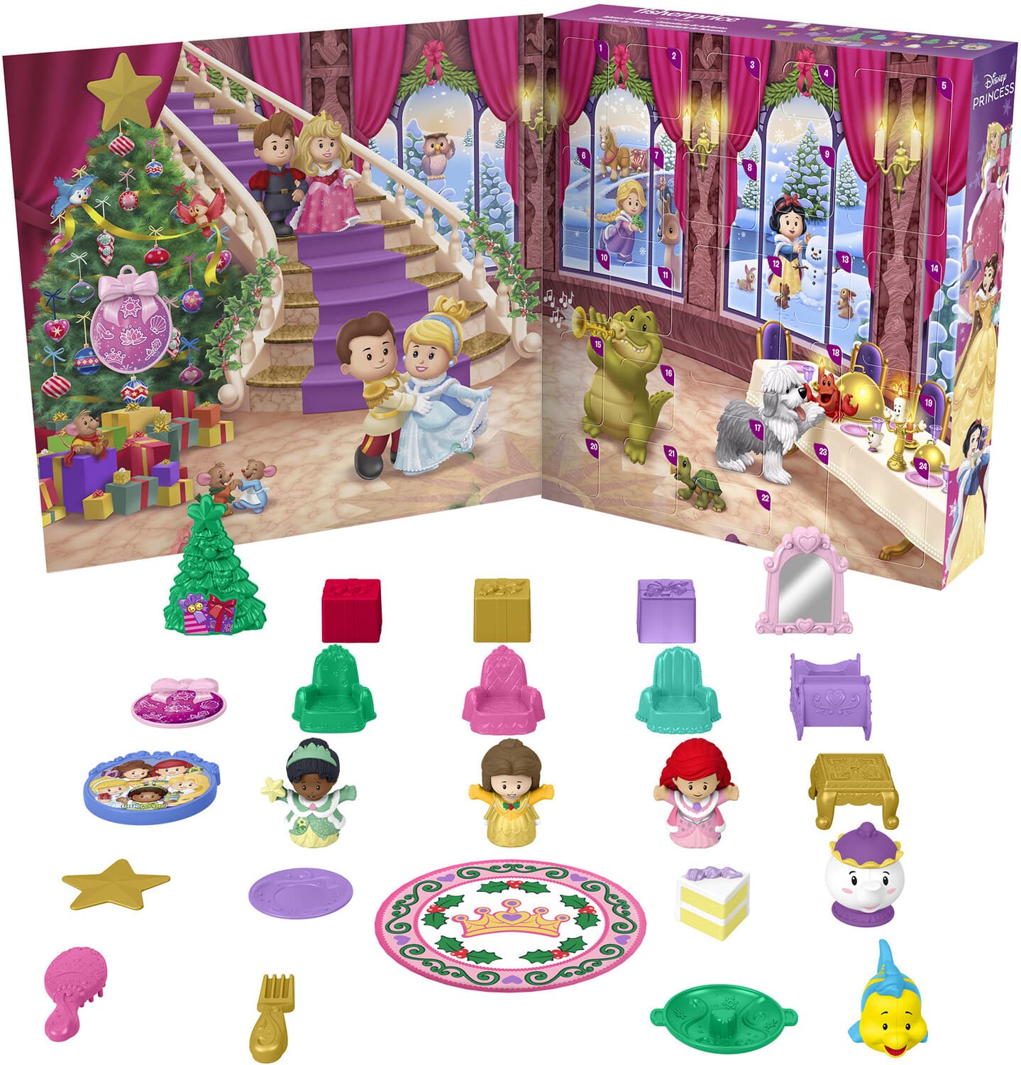 Fisher Price - Little People Disney Princess Advent Calendar - COLLECTIBLES - Multicolor