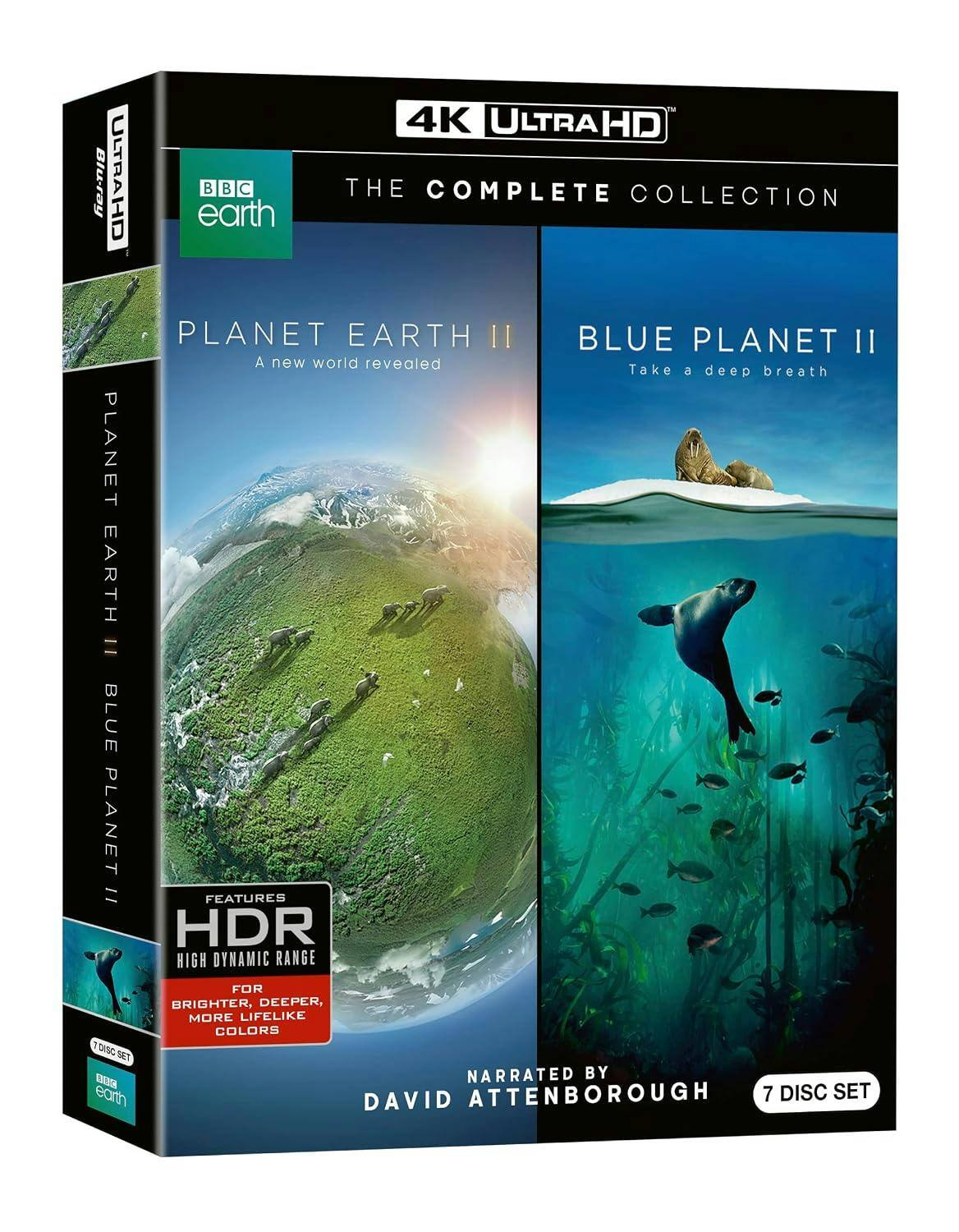 Angle. Planet Earth II/Blue Planet II (4K Ultra HD + Blu-ray) [UHD].