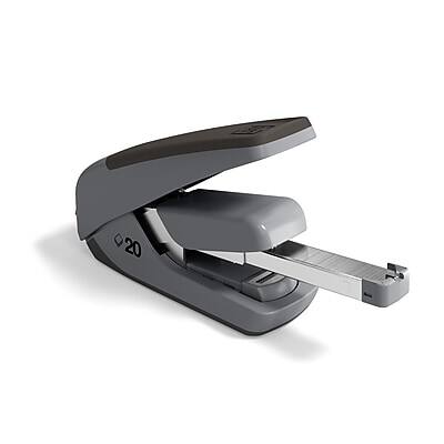 Alt View 1. TRU RED - One-Touch CX4 Reduced Effort Desktop Stapler, 20-Sheet Capacity - Black/Gray.