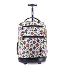 J World - Unisex Sundance 20" Rolling Backpack With Laptop Sleeve For School And Travel - PROUD