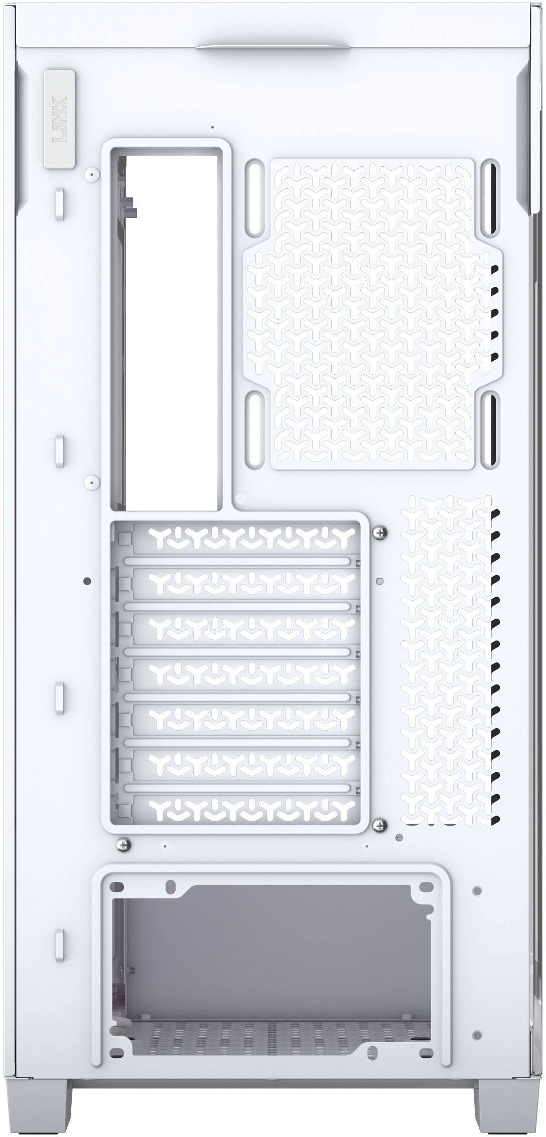 Alt View 22. CORSAIR - 3500X ARGB ATX Mid-Tower PC Case - White.