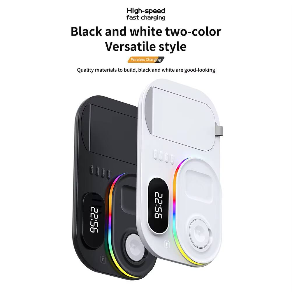 High-speed fast charging  
Black and white two-color  
Versatile style  
Wireless Charging  
Quality materials to build, black and white are good-looking  

22:56  
22:56