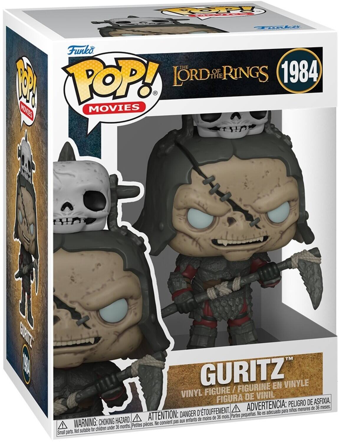 COPY THE LORD OF THE RINGS MOVIES POP! 1984 GURITZ VINYL FIGURE / FIGURINE EN VINYLE FIGURA DE VINIL

WARNING: CHOKING HAZARD. Small parts. Not suitable for children under 36 months.