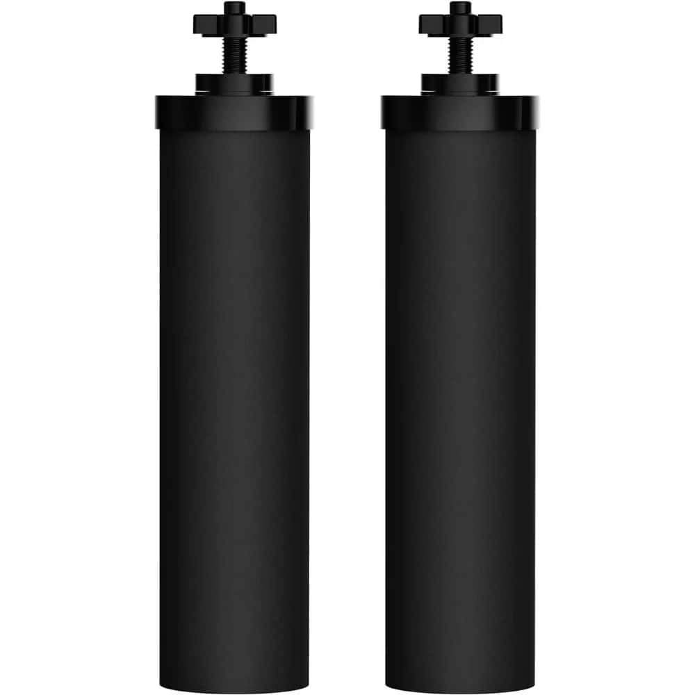 Waterdrop - Replacement for Berkey BB9-2 Filters, ProOne or Alexapure Gravity Water Filter System, Pack of 2 - Black