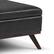 Alt View 2. Simpli Home - Owen 36 inch Mid Century Modern Square Coffee Table Storage Ottoman in Distressed Black Vegan Faux Leather,Assembled - Distressed Black.
