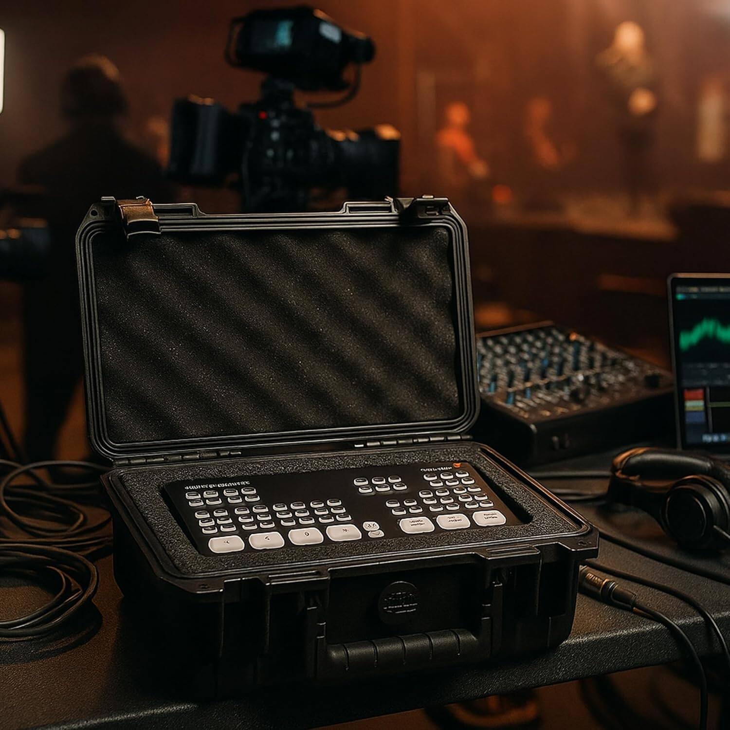 Back. SKB - SKB Cases iSeries Case for ATEM Mini, Mini Pro, SDI, or SDI Pro ISO Switcher - Black.