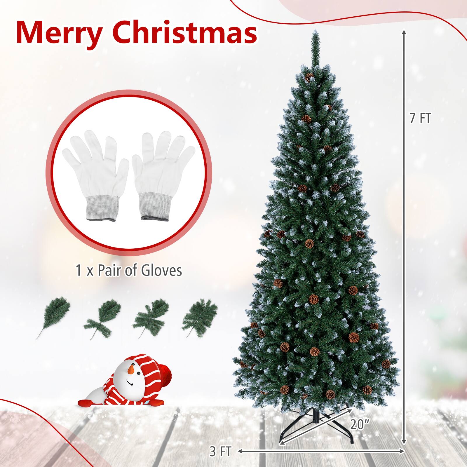 Merry Christmas

7 FT

1 x Pair of Gloves

20"

3 FT