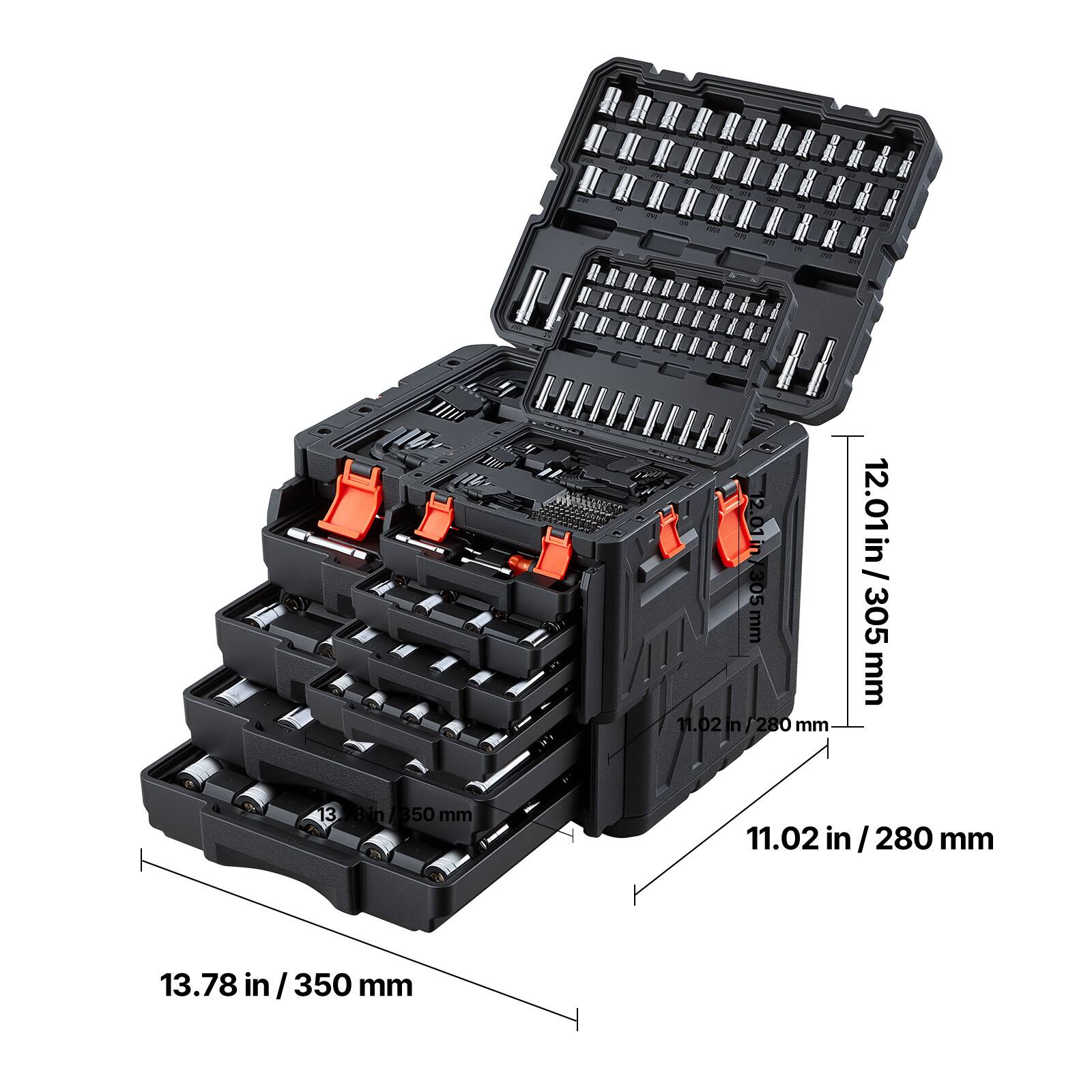 12.01 in / 305 mm  
11.02 in / 280 mm  
13.78 in / 350 mm