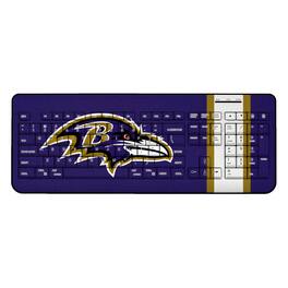 Keyscaper - Baltimore Ravens Stripe Wireless Keyboard - Multicolor