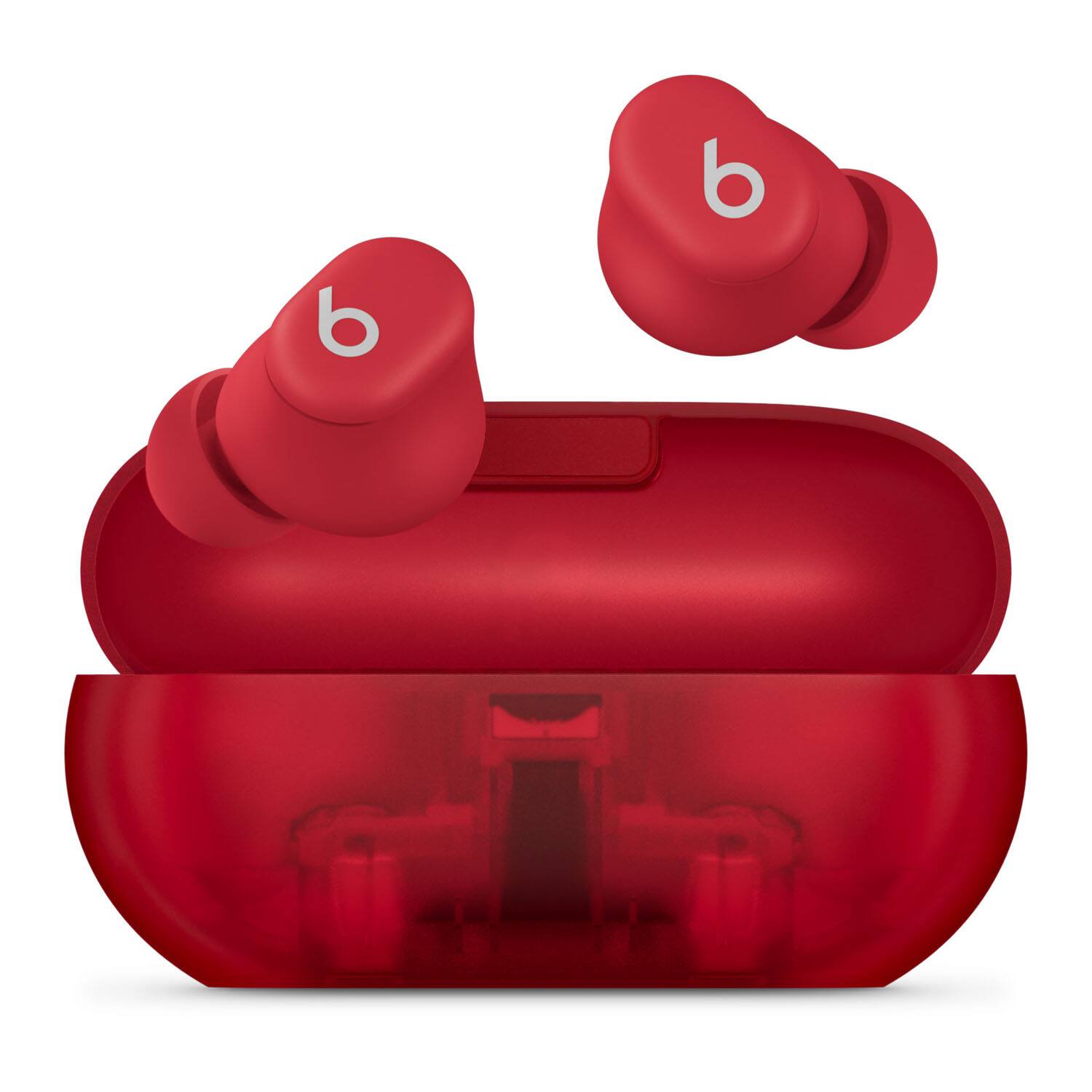 Angle. Beats - Beats - Solo Buds True Wireless Earbuds + Power Adapter - Red.