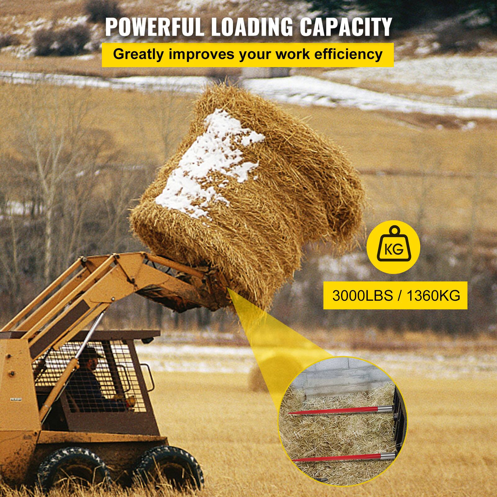 POWERFUL LOADING CAPACITY  
Greatly improves your work efficiency  

3000LBS / 1360KG
