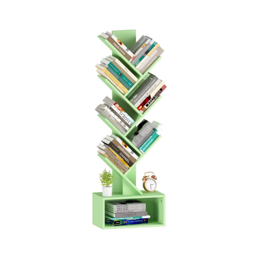 Fabibe - Retro Tree Storage Utility Book Organizer - Green