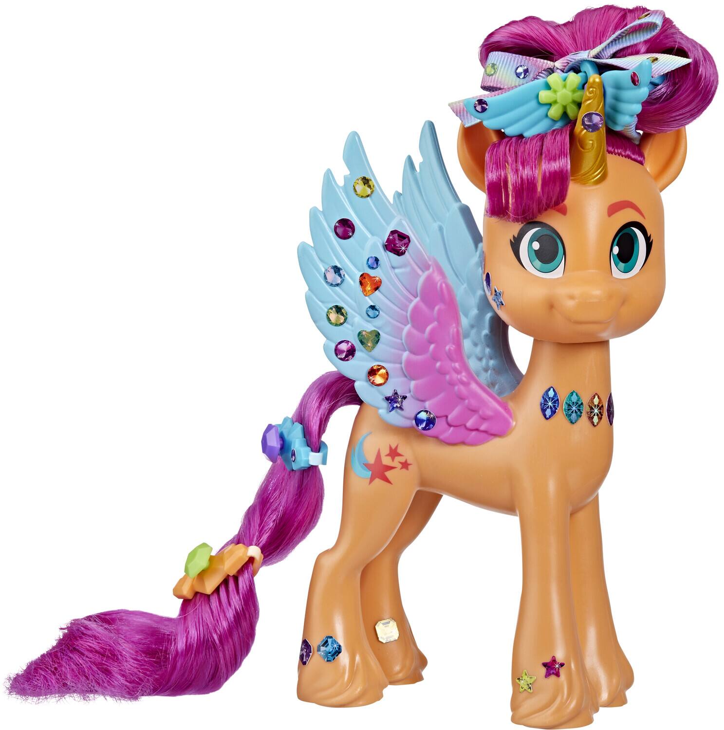 Alt View 1. Hasbro - Hasbro Collectibles - My Little Pony - Ribbon Hairstyles Sunny Starscout   - Collectibles - Multicolor.