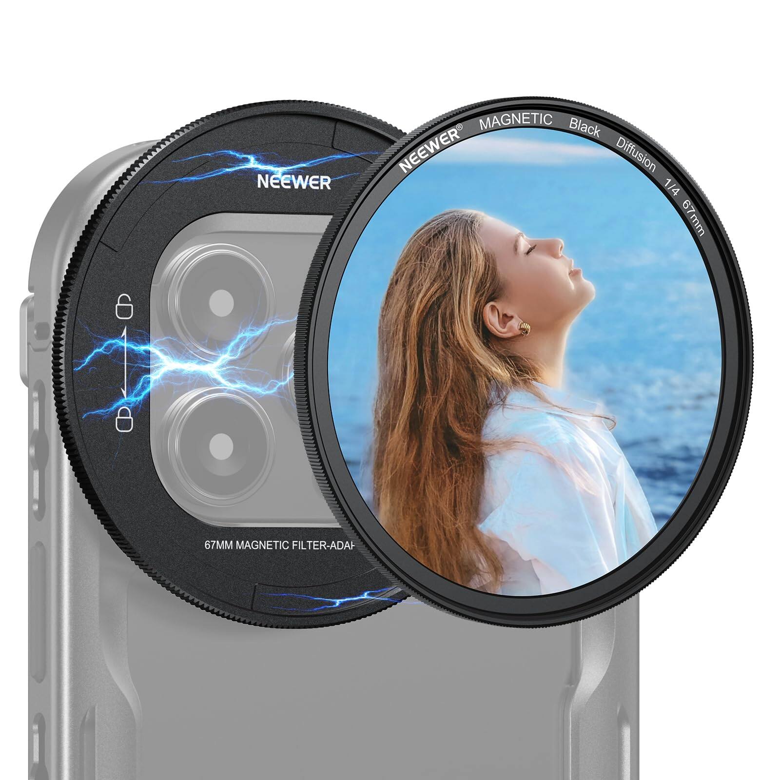 6 G1a a NEENER MAGNETIC Black NEENER Diffusion 1/4 67mm 67MM MAGNETIC FILTER-ADA