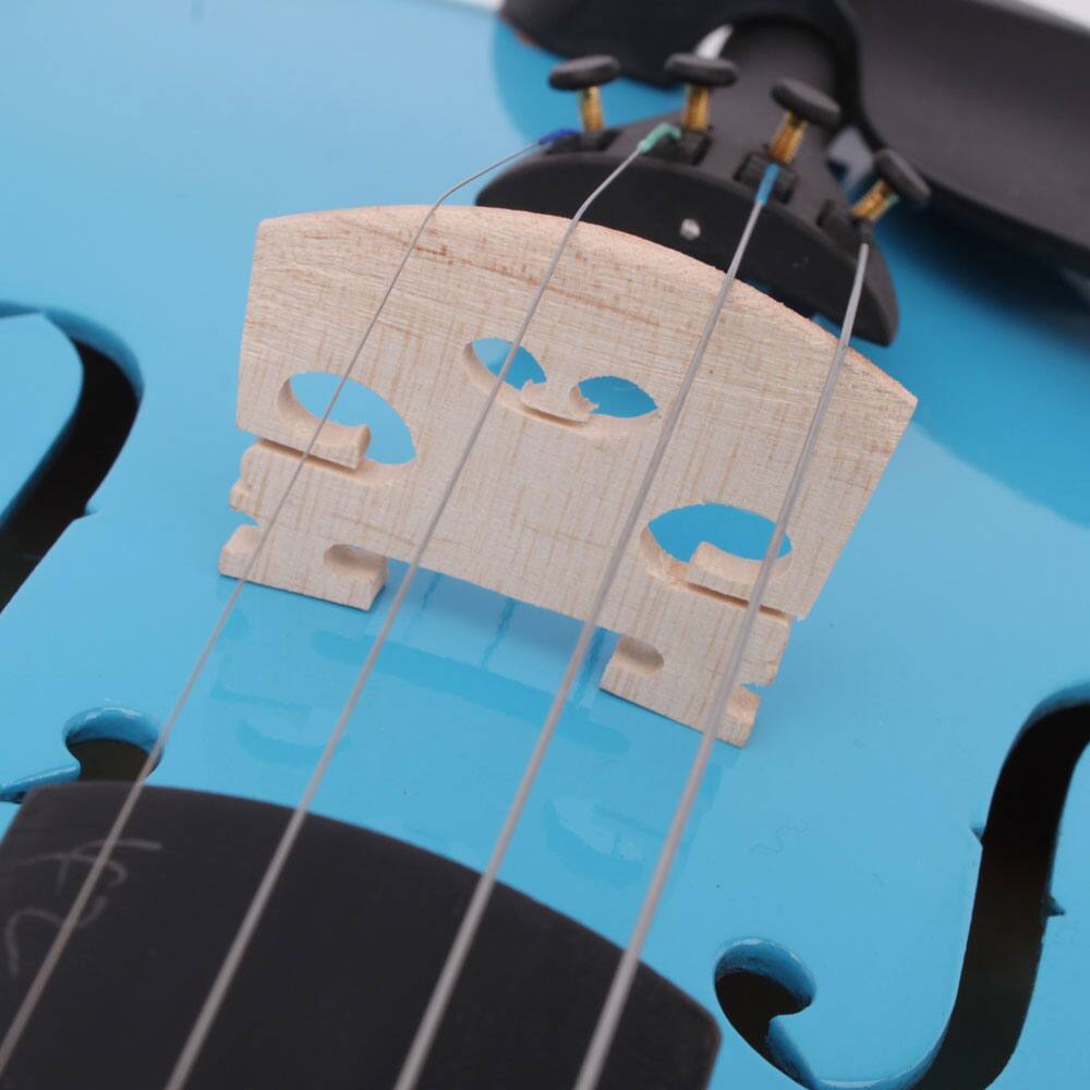 Alt View 1. Winado - Violin for Beginners, 4/4 Full Size Acoustic Fiddle Kit, Natural | Includes Case, Bow, Rosin - Blue.