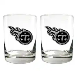 Great American Products - Tennessee Titans 15oz. Legacy Rocks Glass Set - Multicolor