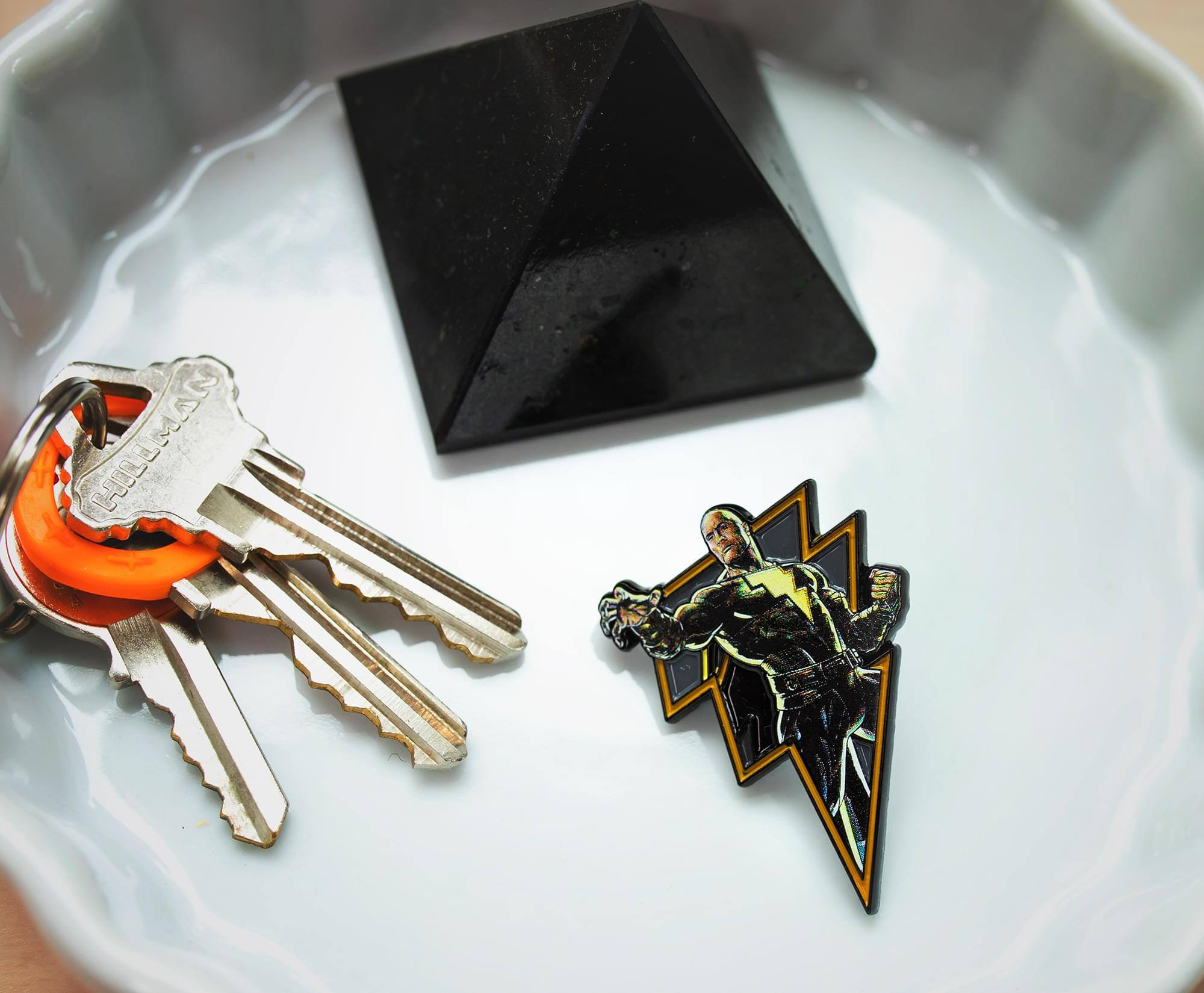 Alt View 4. SalesOne LLC - DC Comics Black Adam Limited Edition Enamel Pin | Toynk Exclusive - Black.