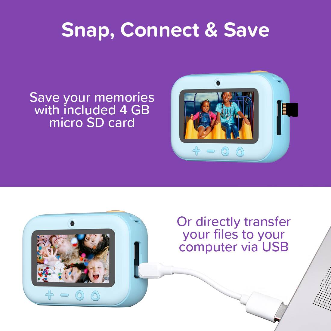 myFirst Camera Insta 20 Instant Print Digital Camera for Kids with