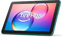 Amazon - Fire HD 8 tablet, 8” HD Display, 3GB memory, 32GB, designed for portable entertainment (2024 release) - Emerald - Front_Zoom