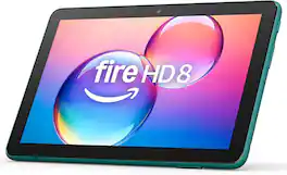 Amazon - Fire HD 8 tablet, 8” HD Display, 3GB memory, 32GB, designed for portable entertainment (2024 release) - Emerald