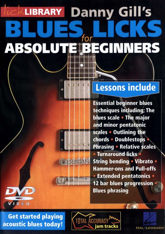 Lick Library: Danny Gill's Blues Licks for Absolute Beginners [DVD] [2012]