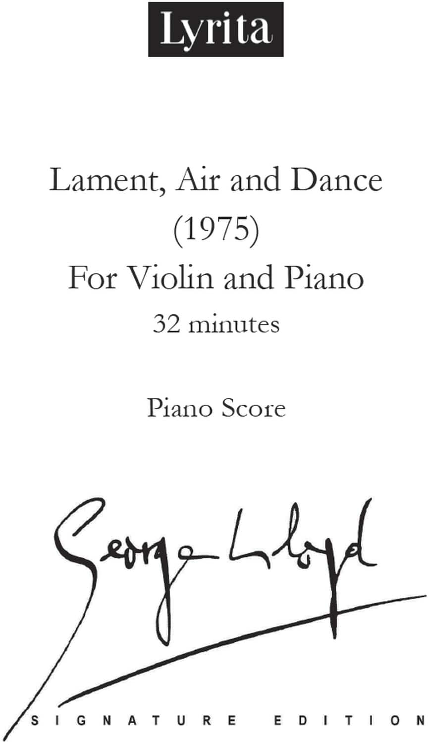 PopMarket - Lloyd: Lament, Air & Dance for Violin & Piano - Multicolor