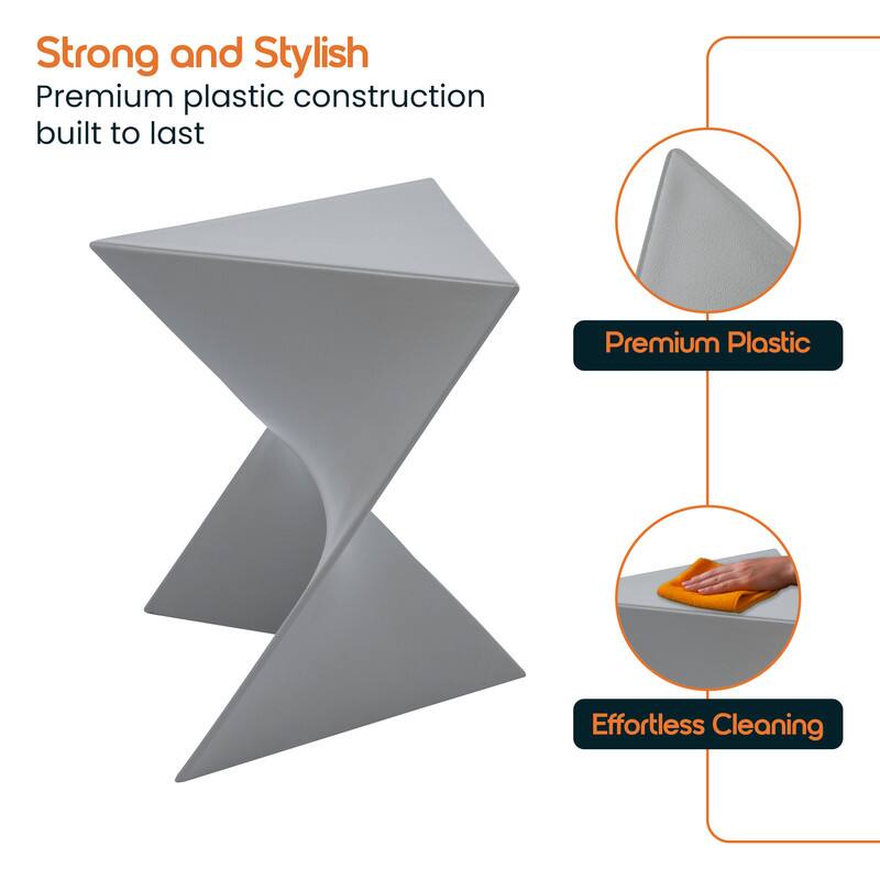 Strong and Stylish  
Premium plastic construction built to last  

Premium Plastic  
Effortless Cleaning