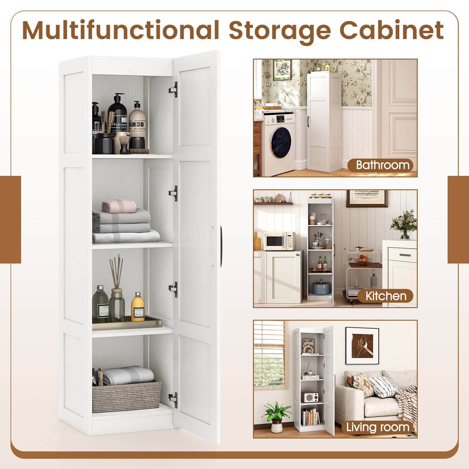 Multifunctional Storage Cabinet

- Bathroom
- Kitchen
- Living room