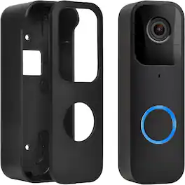 Schertz - Adhesive Door Mount for Blink Video Doorbell - Black