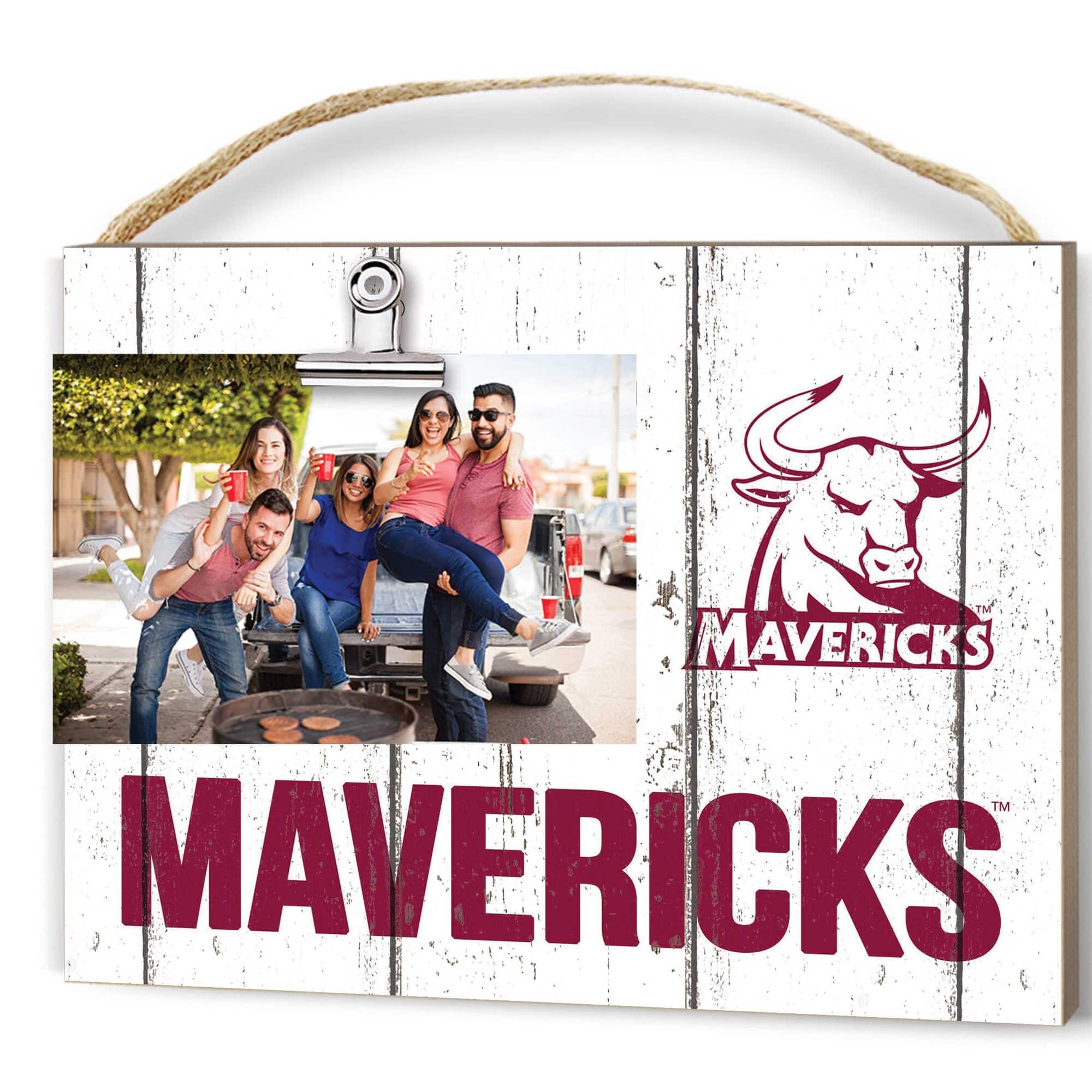 "Jardine - CMU Mavericks 8"" x 10"" Weathered Clip It Frame - White" price history on PriceWatchPro