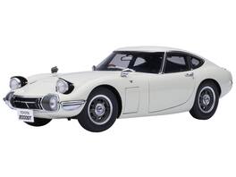1967 Toyota 2000GT RHD (Right Hand Drive) White 1/18 Model Car by Autoart