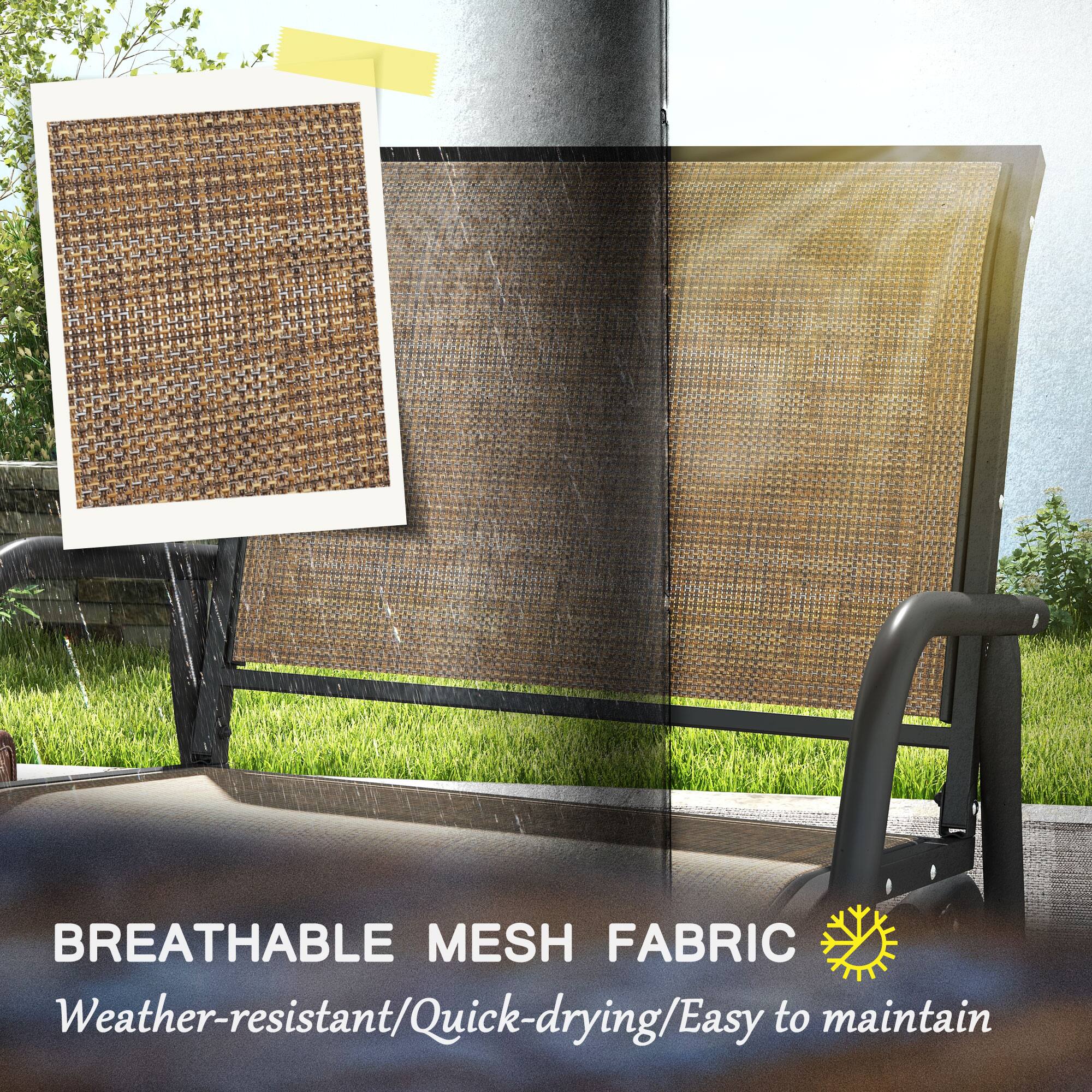 BREATHABLE MESH FABRIC
Weather-resistant/Quick-drying/Easy to maintain