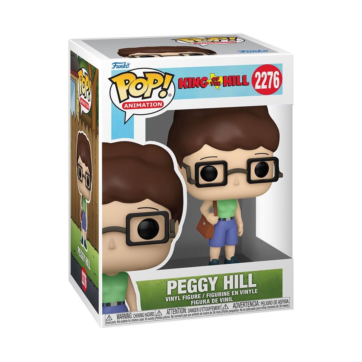 Funko POP! Animation King of the Hill 2276 Peggy Hill Figure / Figurine en Vinyle / Figura de Vinil Asfixia Advertencia: Peligro de Asfixia / Attention: Danger de Suffocation / Warning: Choking Hazard - Small parts. Not for children under 3 years.
