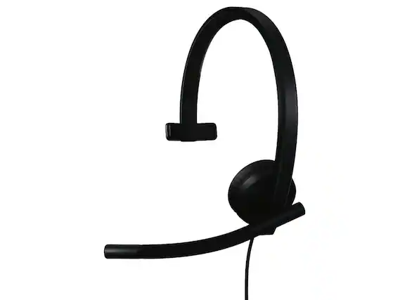 Front. Logitech - Logitech H570e USB Headset with Mic, Noise-Canceling, for PC/Mac, Microsoft Teams Certified.