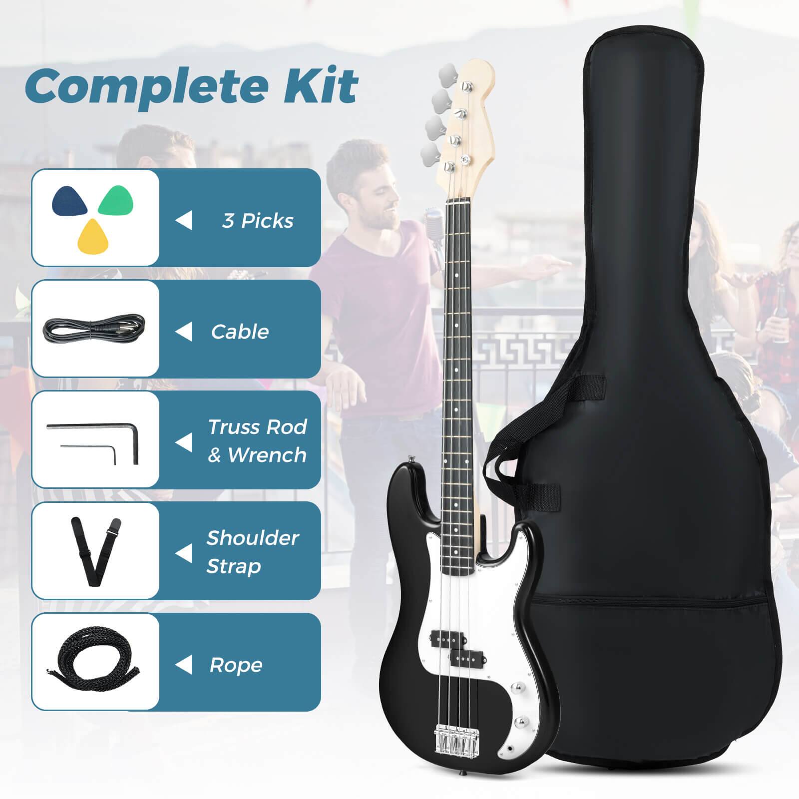 Complete Kit  
- 3 Picks  
- Cable  
- Truss Rod & Wrench  
- Shoulder Strap  
- Rope