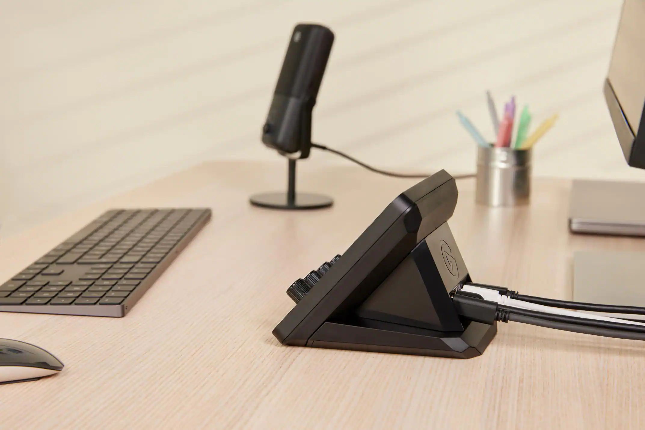 Alt View 7. Elgato - USB Hub - For Stream Deck+ USB Microphone Interface and Customizable Audio Mixer - Black.