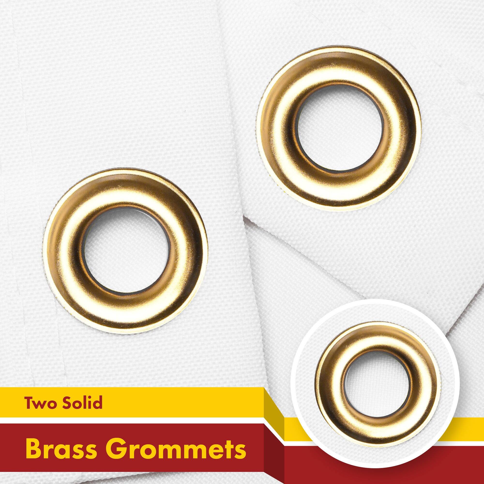 Two Solid Brass Grommets